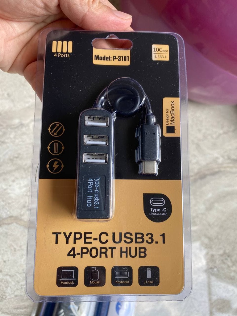 Type C-USB HUB 3.1 4-Ports