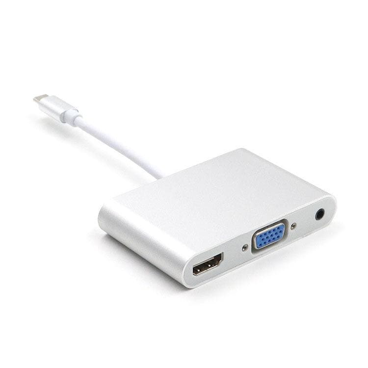 Type C to VGA+HDMI Adaptor
