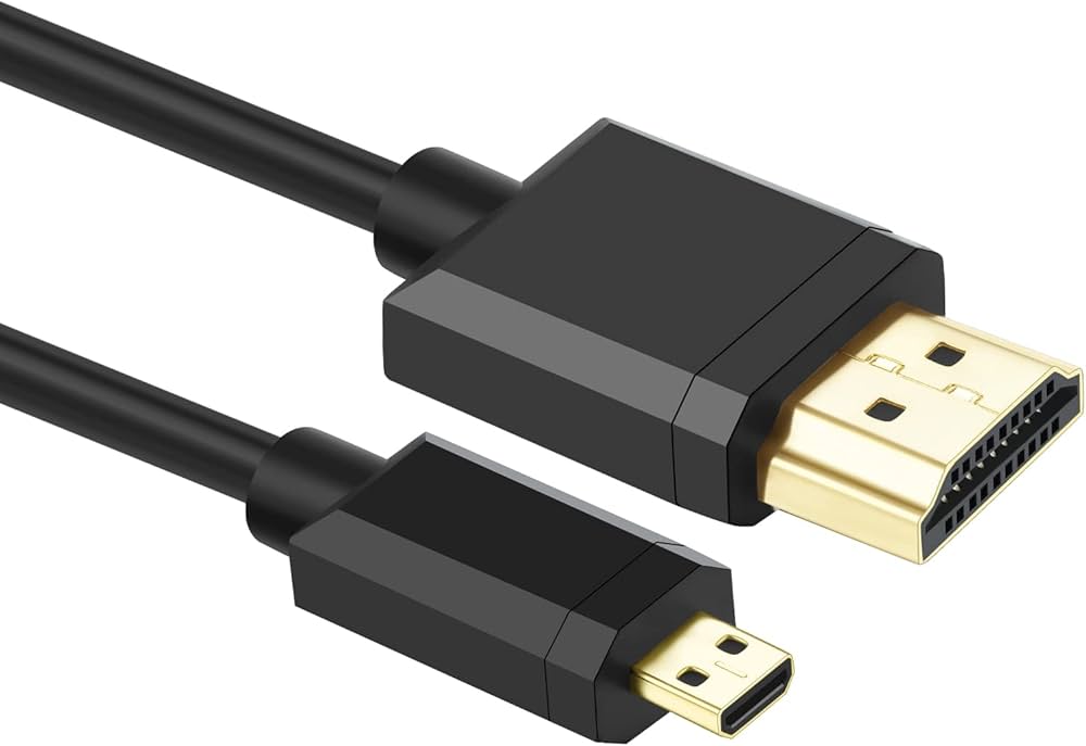 Micro HDMI to HDMI Cable (4K60Hz) - (3M)