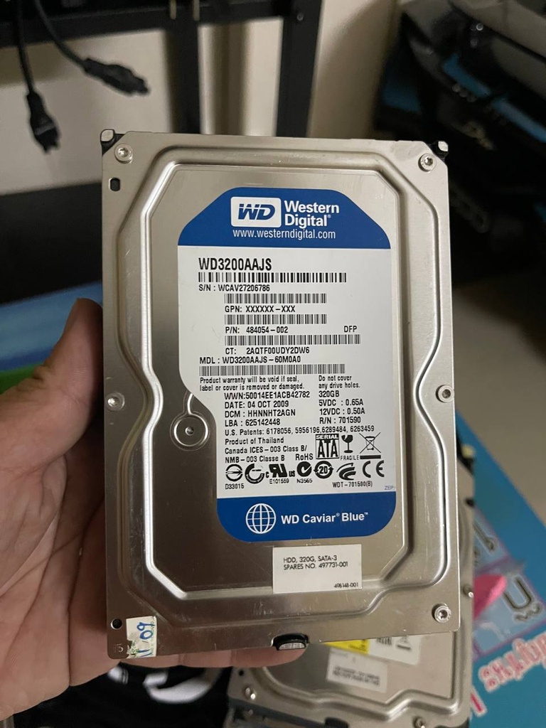 WD HDD 3.5' 320GB 01