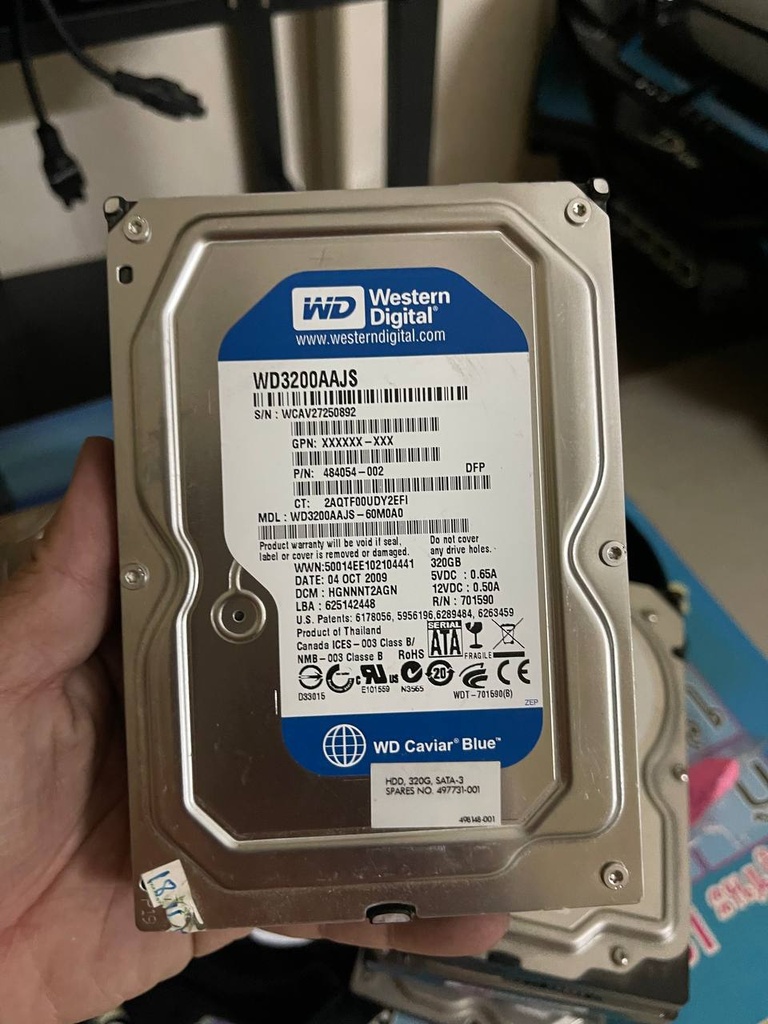 WD HDD 3.5' 320GB 02