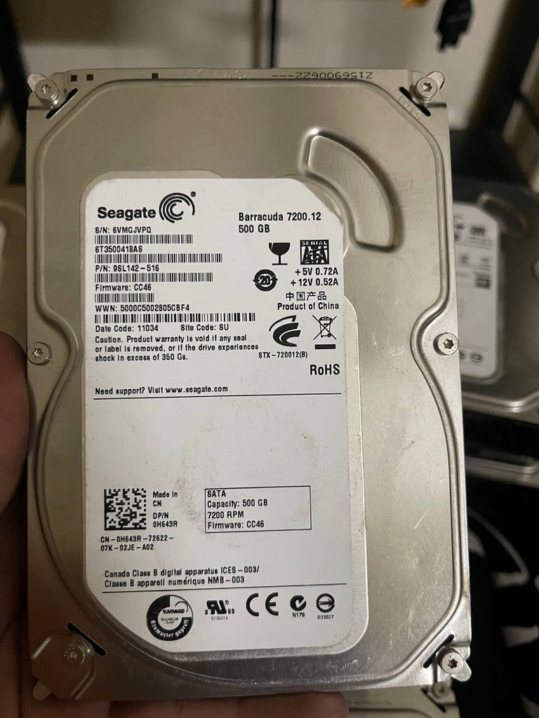 Seagate HDD 3.5' 500GB 01