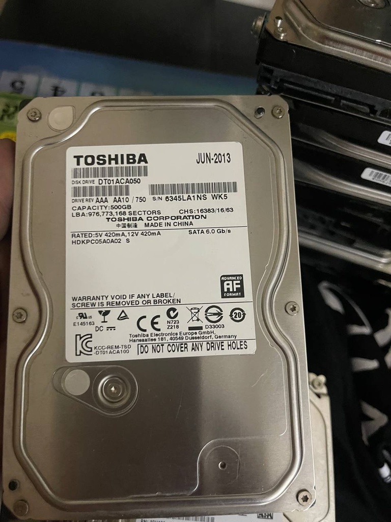 Toshiba HDD 3.5' 500GB 01