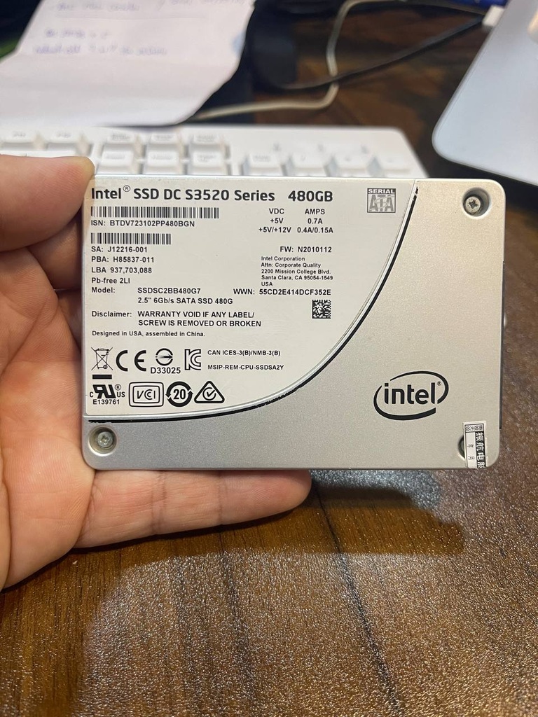 Intel SSD DC3520 480GB