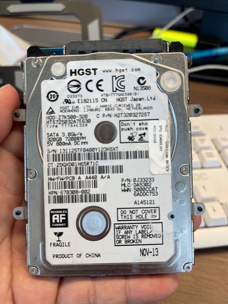 HGST HDD 2.5inch 320GB