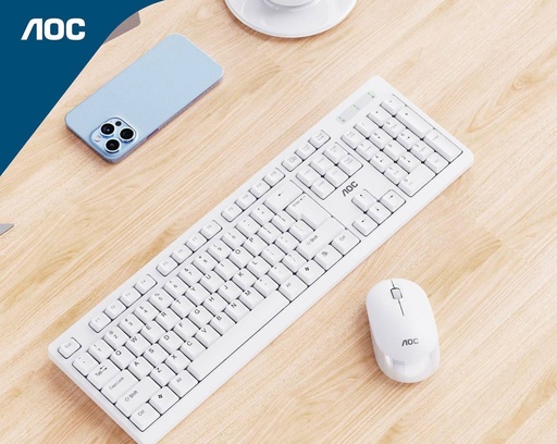 AOC KM210 (Mouse&Keyboard) Wireless - White