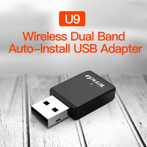 Wireless USB Adapter - Tenda U9 AC650 Dual Band 