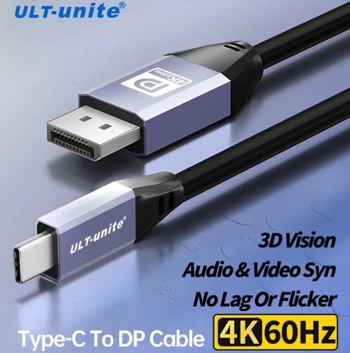TypeC to DP Cable 4K/60HZ 3M