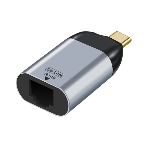 RJ45 Gigabit Ethernet port female to TYPE-C male