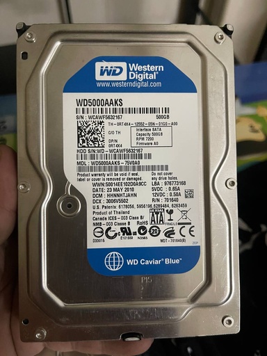 WD HDD 3.5' 500GB 01