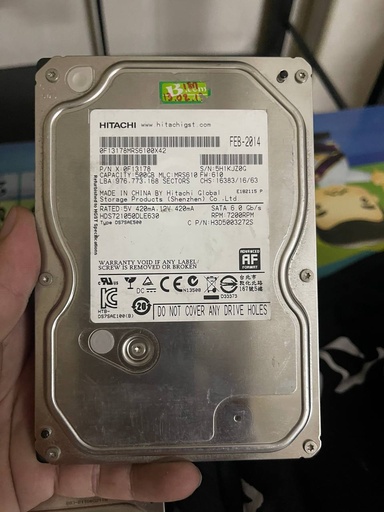 Hitachi HDD 3.5' 500GB 01