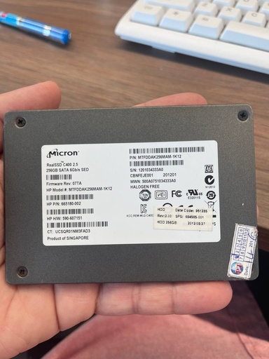 Micron SSD 256GB