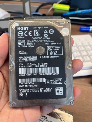 HGST HDD 2.5inch 1TB