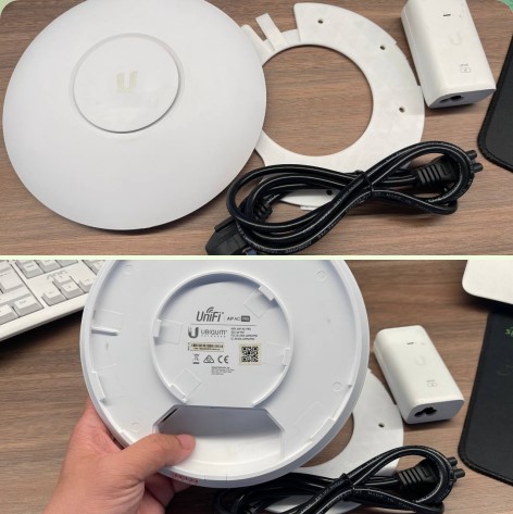 Used - Unifi UAP-AC-Pro (1Set Base and Adapter)